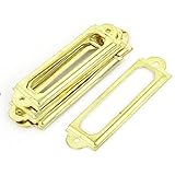 ラベル，SODIAL(R)10 x ドアの引き出しラベルライブラリアーカイブ黄色オフィスサポート