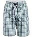 Latuza Men's Cotton Plaid Lounge Sleep Shorts