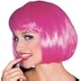 Adult Super Model Hot Pink Wig