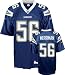 Shawne Merriman Jersey: Reebok Navy Replica #56 San Diego Chargers Jersey - 4XL