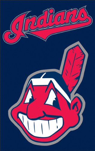 Buy Cleveland Indians 2-Sided Applique Banner Flag by FansEdge