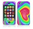 Valentine's Heart Decorative Skin Cover Decal Sticker for Apple 2G iPhone (1st Gen)