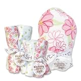 Hooded Towel, Wash Cloth and Burp Cloth Set - Hula... by Trend Lab