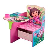 Nickelodeon's Dora Chair Desk with Pull out under the Seat Storage Bin