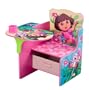 Nickelodeon's Dora Chair Desk with Pull out under the Seat Storage Bin