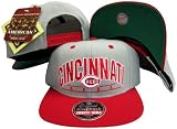 Cincinnati Reds Grey/Red Two Tone Plastic Snapback Adjustable Snap Back Hat / Cap