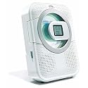 Elta DR 3034 PL Tragbarer CD-Player mit Duschradio (UKW-Tuner, Lautsprecher, Kopfhörer Anschlussbuchse, Digital-Uhr, Spritzwassergeschützt) weiß