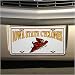 Iowa State Cyclones White Metal License Plate