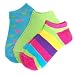 Gold Medal Little Girls Assorted Style 3 Pack Ankle Length Socks 6-8.5