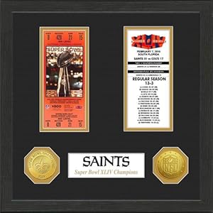 New Orleans Saints New Orleans Saints SB Championship Ticket Collection