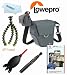 Accessory Kit for Samsung EX2F WB100 MV900F WB850F WB800F WB250 DV150F Includes LowePro Courier 70 (Grey) + Giotto's AA1900 Blower + Nikon 7072 Lens Pen + Griffin Screen Care Kit + Joby GorillaPod