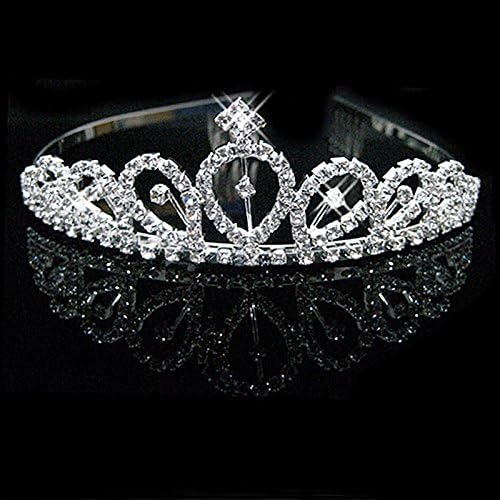 Fashion Stylish Rhinestones Princess Crown Headband Hair Wedding Bride Tiara