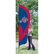 Atlanta Braves MLB Applique & Embroidered Tall Team Flag (102"x30")