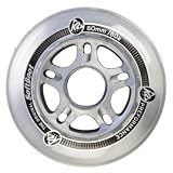 K2 80MM Inline Skate Wheels with ILQ7 Bearings - 8 Pack 2012