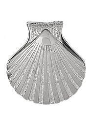 Clevereves 14K White Gold Pendant Two Tone Reversible Shell 25.1 - Gram(s)