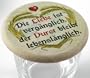 Bierdeckel aus echtem Holz mit lustigem Spruch Bierdeckel Buntdruck "Die Liebe ist verg�nglich, der Durst bleibt lebensl�nglich"