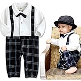 Cuteshower ベビー服 フォーマル 男の子 ロンパース 結婚式 発表会 お宮参り 73cm