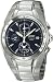 Seiko Stainless Steel Alarm Chronograph Blue Dial SNA521 Watch
