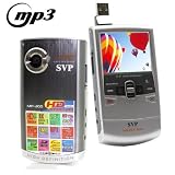 Pocket Video Camera SVP MP300 HD MP3 Player and Pocket HD Video Grey Camera, YouTube Software