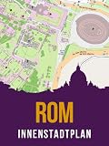 Innenstadtplan Rom, Italien (Alte Rom, C...