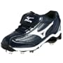 Mizuno Men's 9 Spike Classic G5 Low Baseball Cleat,Navy/White,11 M