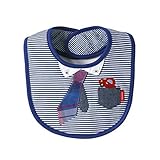 MIKIHOUSE(ミキハウス)立体モチーフ スタイ(よだれかけ) ---,赤×紺