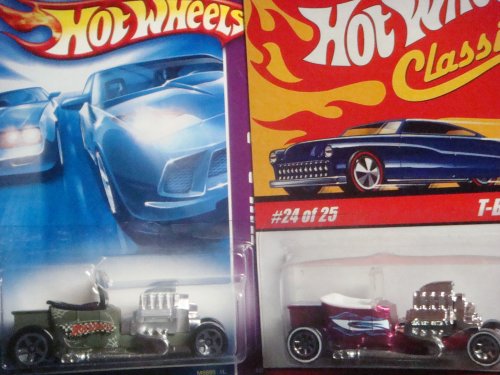 ReviewsHot Wheels T-Bucket Variant Set: Classics Series 1 Limited Edition Hot Pink White Wall 5 Spoke #24 & The Rat Rods Series #125 #1/4 2 Pieces Scale 1/64 Collector Hot Wheels T-Bucket Variant Set: Classics Series 1 Limited Edition Hot Pink White Wall 5 Spoke #24 & The Rat Rods Series #125 #1/4 2 Pieces Scale 1/64 Collector