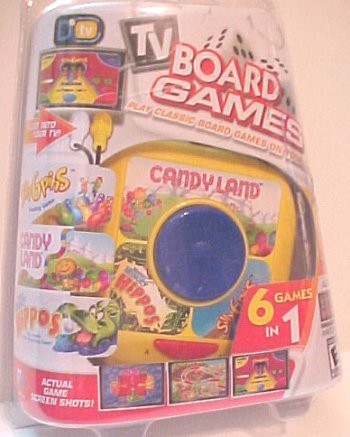 Candy Land Tv Board / Video Games 6 Games in 1