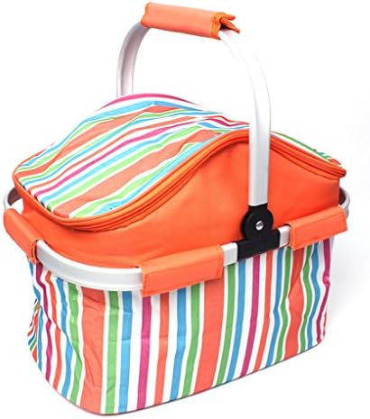 USfafa New 20L Thermal Insulated Bag BBQ Camping Picnic Cooler Ice Food Drink Lunch Basket