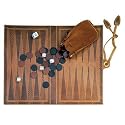 Leather Backgammon Set