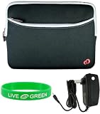 ASUS Eee PC 904HA 8.9-Inch Netbook Sleeve Case and Wall Charger