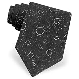 Asteroids Tie by Game Tie - Black Microfiber