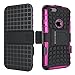 iPhone 6s Case, BUDDIBOX [Wave Belt Series] Slim Belt Clip Holster Rugged Durable Protective Case with Kickstand for Apple iPhone 6 and 6s, (Pink)