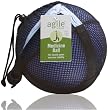 6LB Blue Medicine Ball in Black Mesh Carry Sack