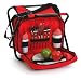 Portable Stool With Complete Picnic Set for 2 People - Lipstick Red