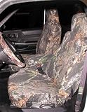 Hatchie Bottom Leather Camo Seat Cover Front - Chevy S-10 1998-2003