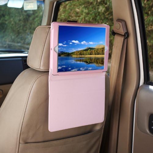 Bayan iPad Air iPad 5 Car Headrest Mount Holder-Pink Case Cover