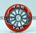 YAK Pro Model Wheel Red-Silver