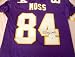Randy Moss autographed Vikings authentic jersey