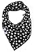 Bonzerdigs Baby Bandana Drool Bibs with Adjustable Snaps - Super Absorbent Cotton Cloth - Pack of 4