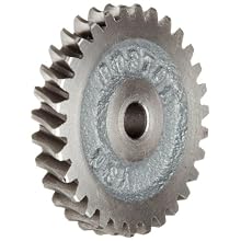 Boston Gear D1407KLH Worm Gear, 14.5 Degree Pressure Angle, 0.625" Bore, 12 Pitch, 1. PD, LH