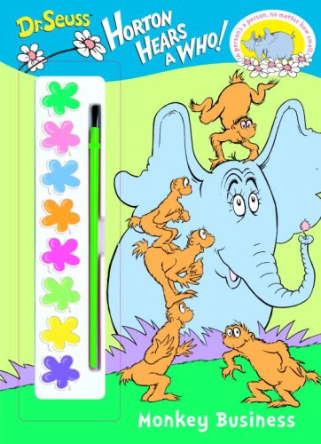 Dr. Seuss - Horton Hears a Who! "Monkey Business" (Paint Box Book)