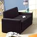 Dorel Home Products Double Sleeper Chair, Black