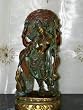Yoga Gifts- Marvelous Saraswati Hindu Goddess Brass Statue From India 14 Inches
