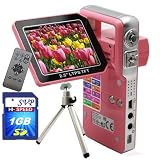 SVP HDDV-3001 12MP Max. 6-in-1 Multi-Functional Camcorder with a 2.5 TFT LCD Monitor!(Free-1GB High Speed SD Card, a Sturdy Tripod)