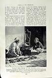 C1920 Tunisia Greengrocer Pavement Stall Centaur Spahi