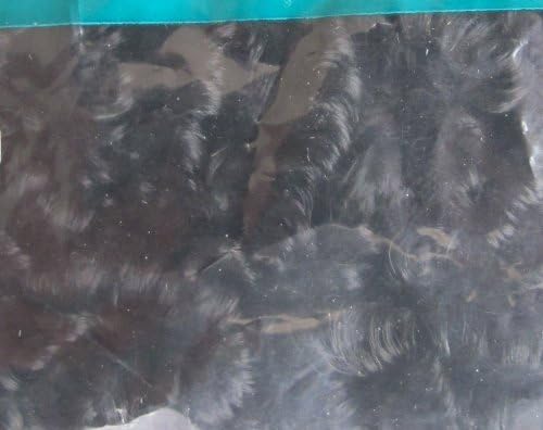 One & Only Craft 'MINI CURL' CURLY DOLL HAIR Pack .50 Oz. MIDNIGHT BLACK Color (1996)