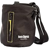 two Ogres Basique v2 Chalk Bag with Belt and Zippered Pocket for Climbing, Gymnastics & Weight Lifting