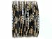 Beachcombers! Ethnic Glass Indian Bangles Belly Dance Bracelets Set Black Gold