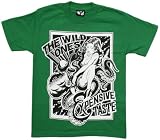 Wildy Inappropriate Mens T-shirt in Kelly Green by The Wild Ones, Size: XXX-Large, Color: Kelly Green